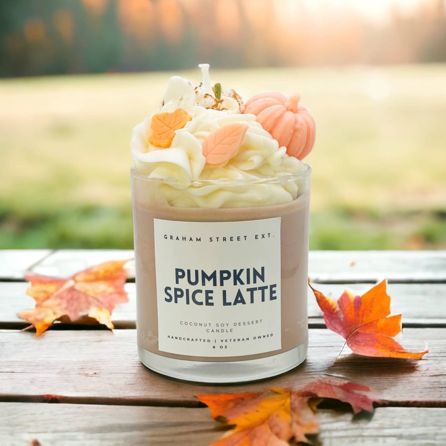 Pumpkin Spice Latte Dessert Candle