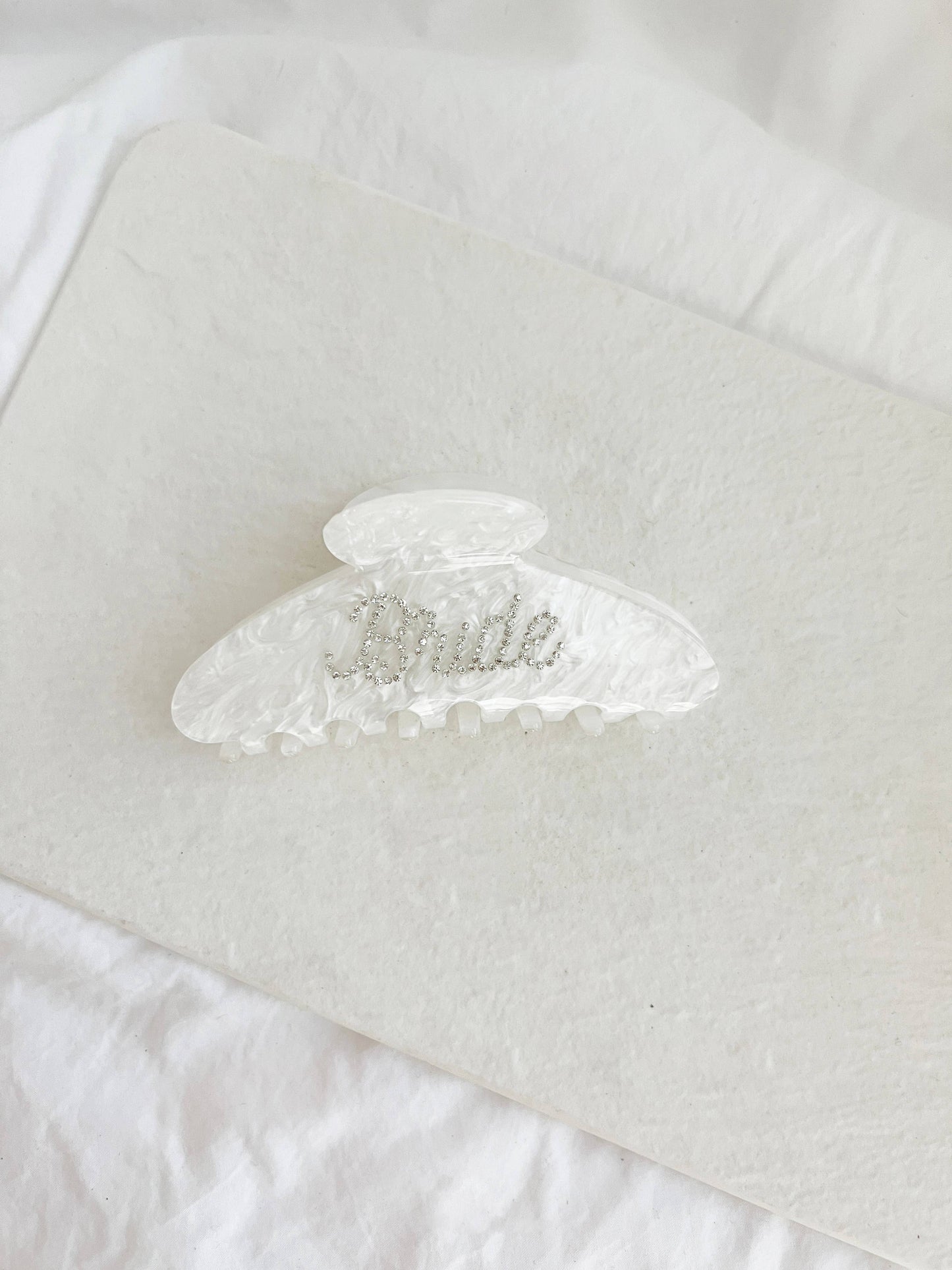 4" Bride Wedding Clip