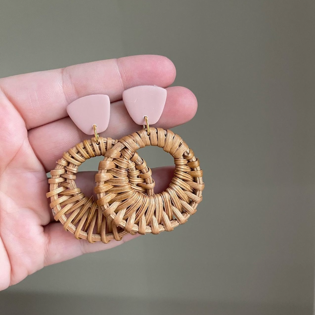 Woven earrings