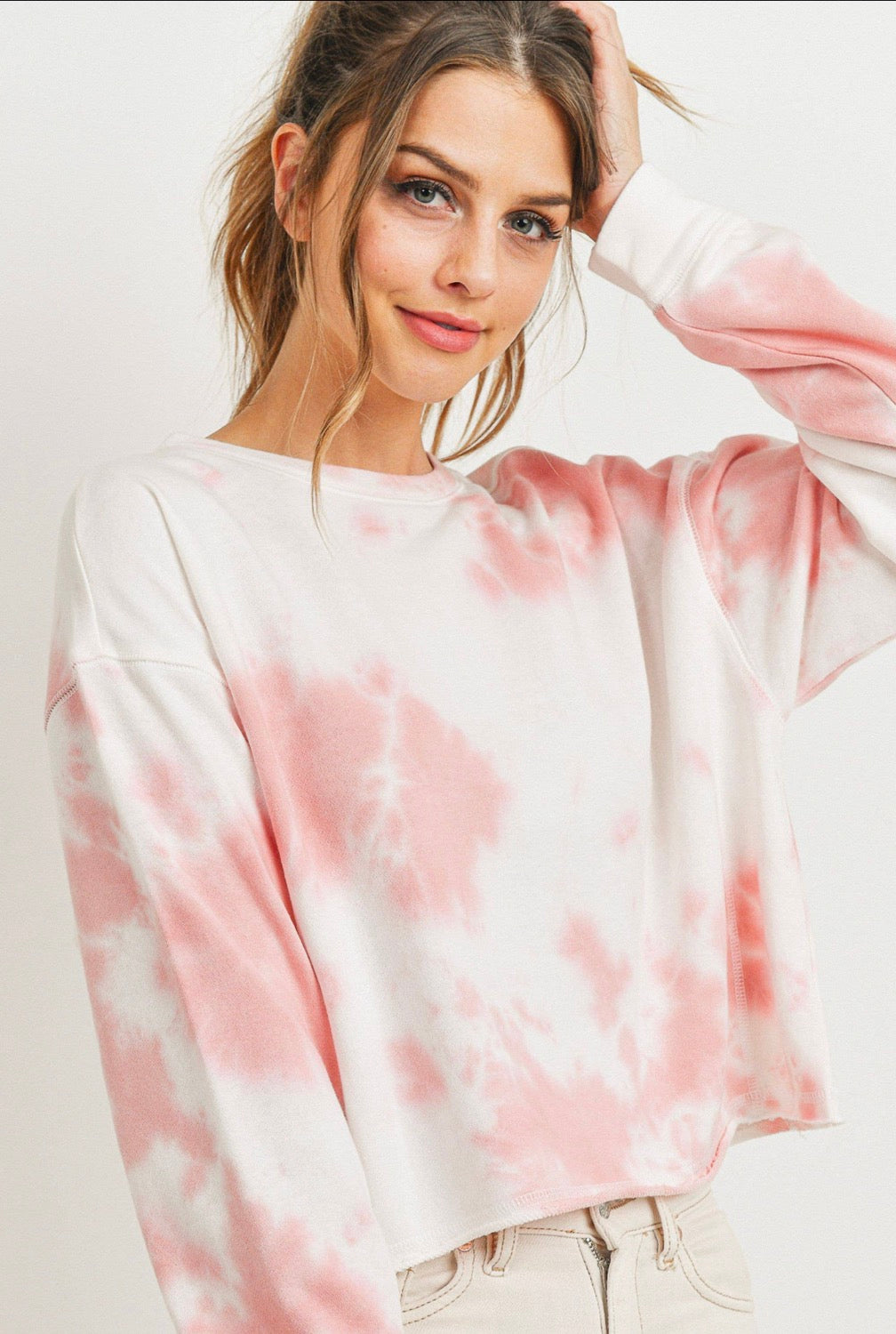 LS Pullover Tie Dye French Terry