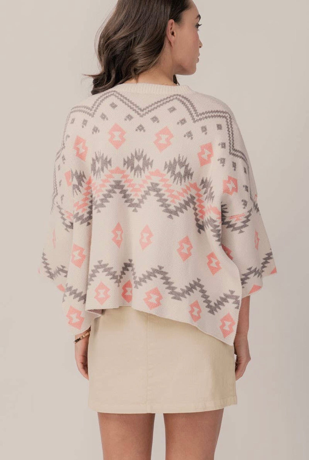 Oversized Side Slit Drop Shoulder Sweater