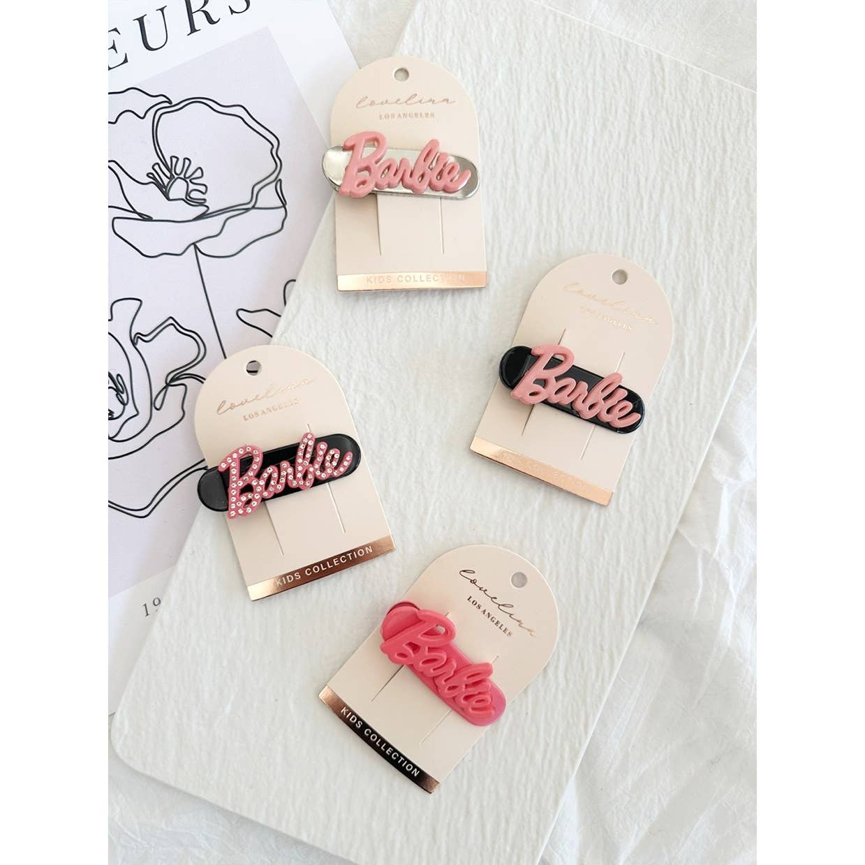 Barbie Inspired Hair Clips