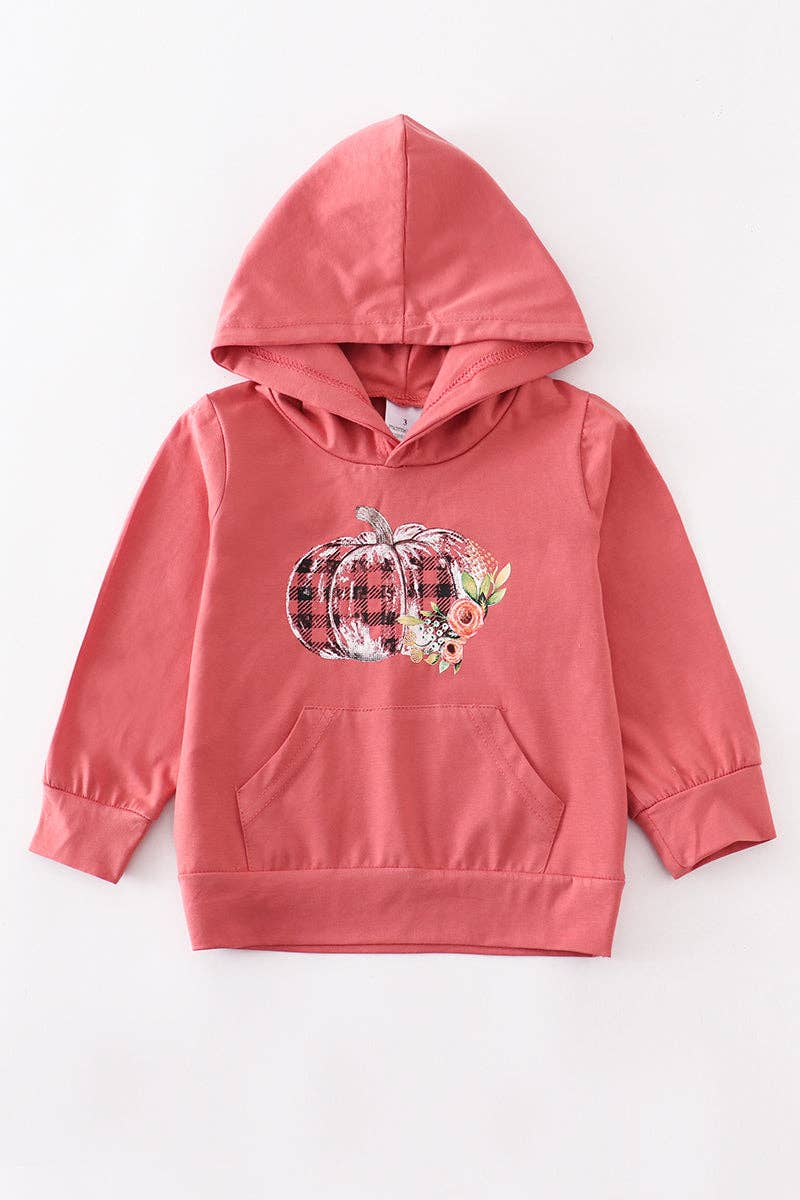 Coral pumpkin Hoodie
