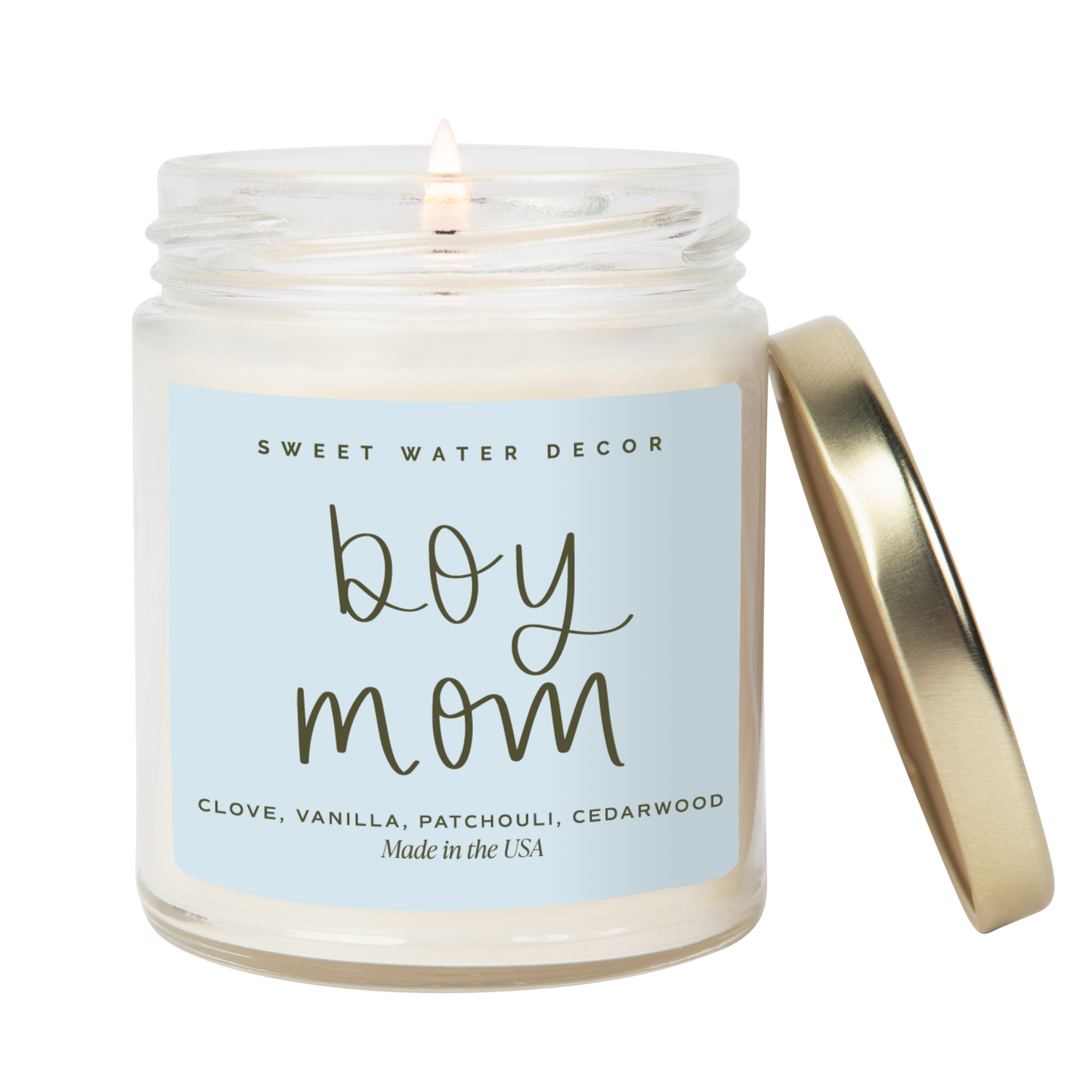 Boy Mom 9 oz Soy Candle - Home Decor & Gifts
