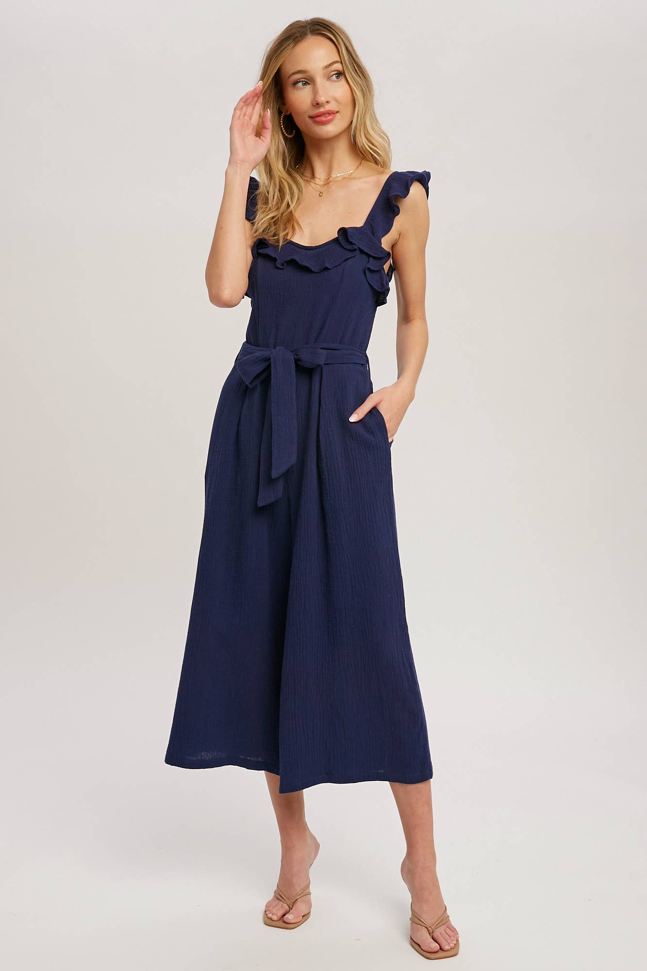 Bluivy - FRILL WIDE LEG JUMPSUIT