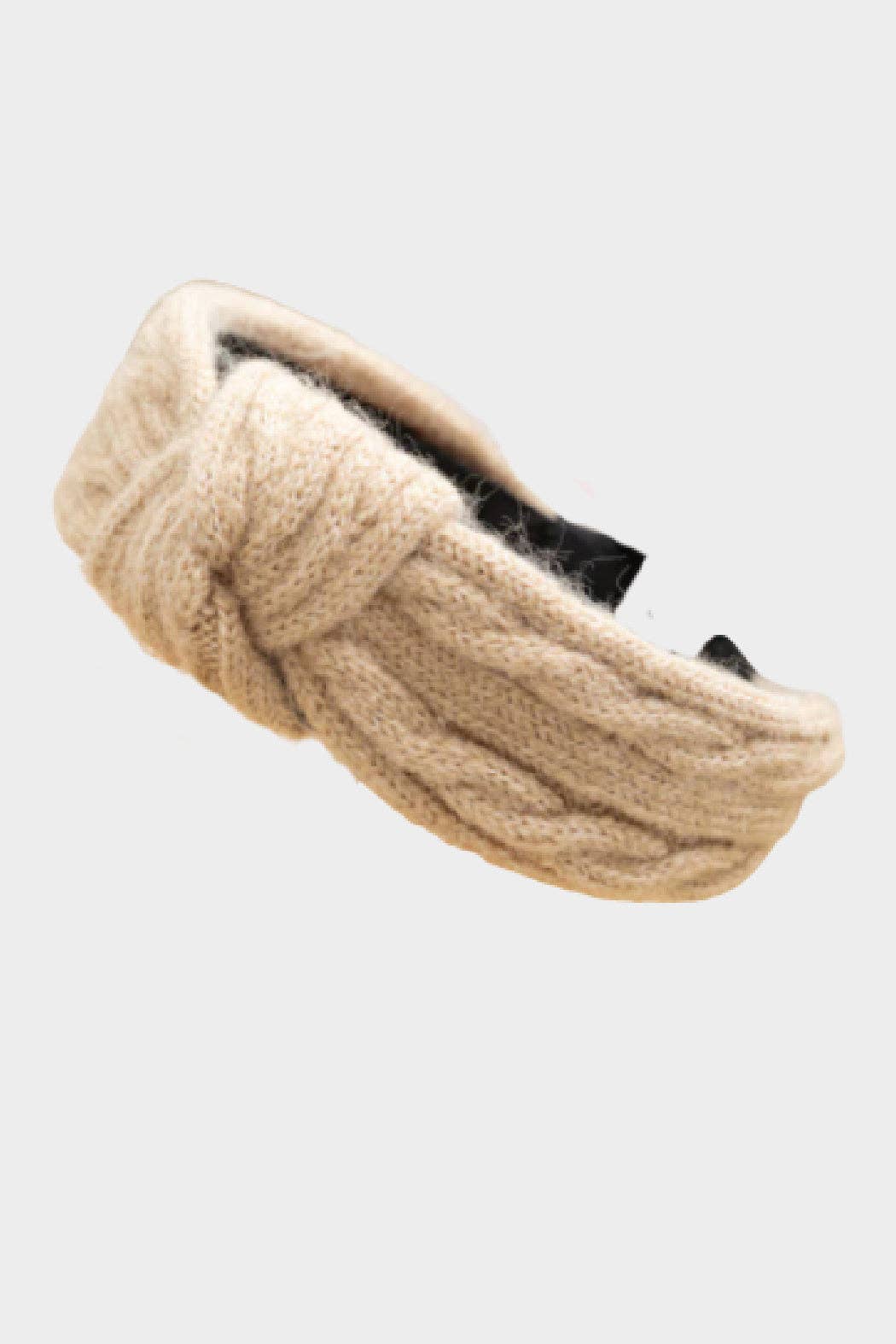 Cable Knit Headband - available in 5 colors: Beige