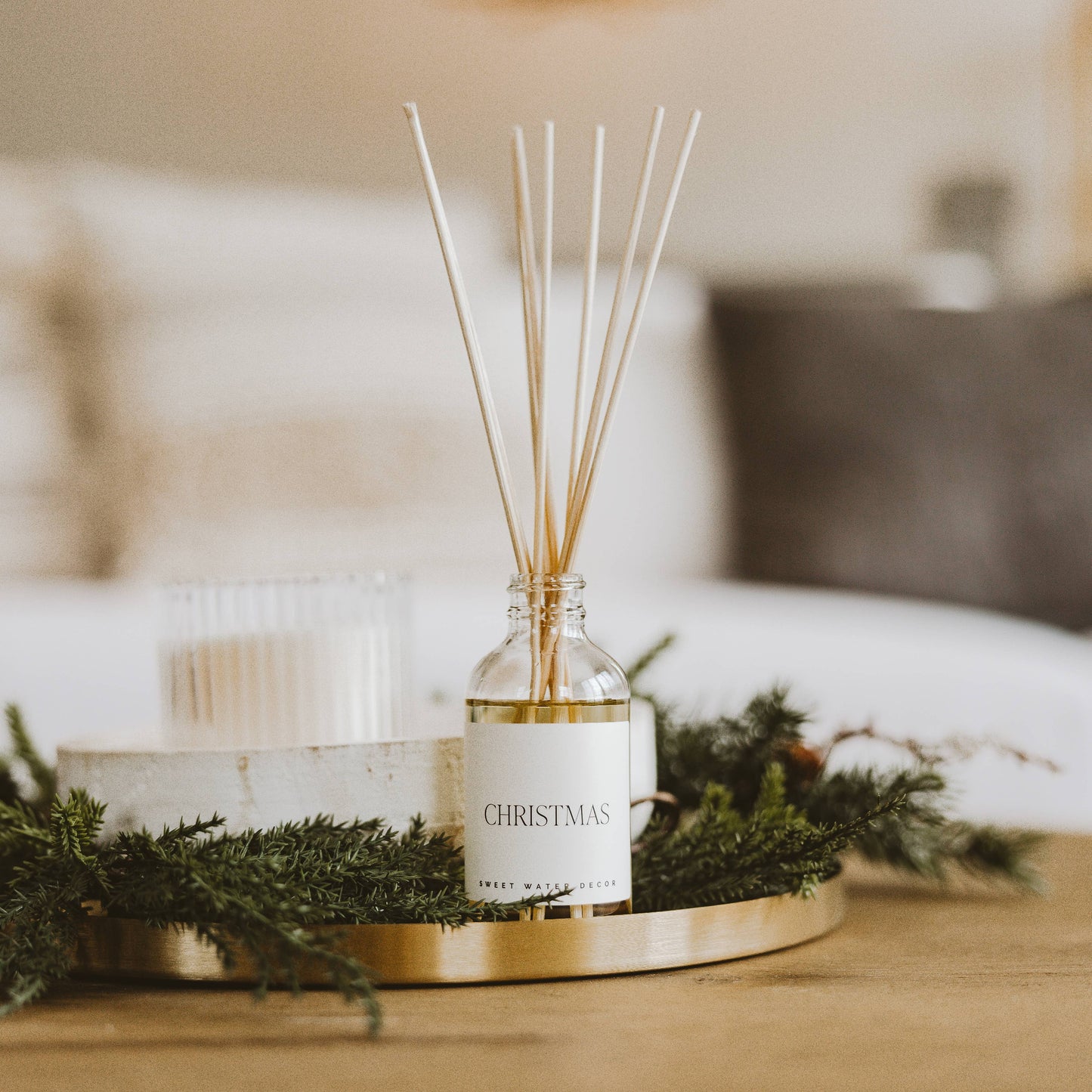 Christmas Clear Reed Diffuser - Christmas Home Decor & Gifts
