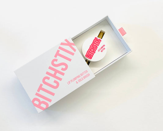 Gift Duo: Lip Plumper and BITCHSTIX Gold Lip Brush Set