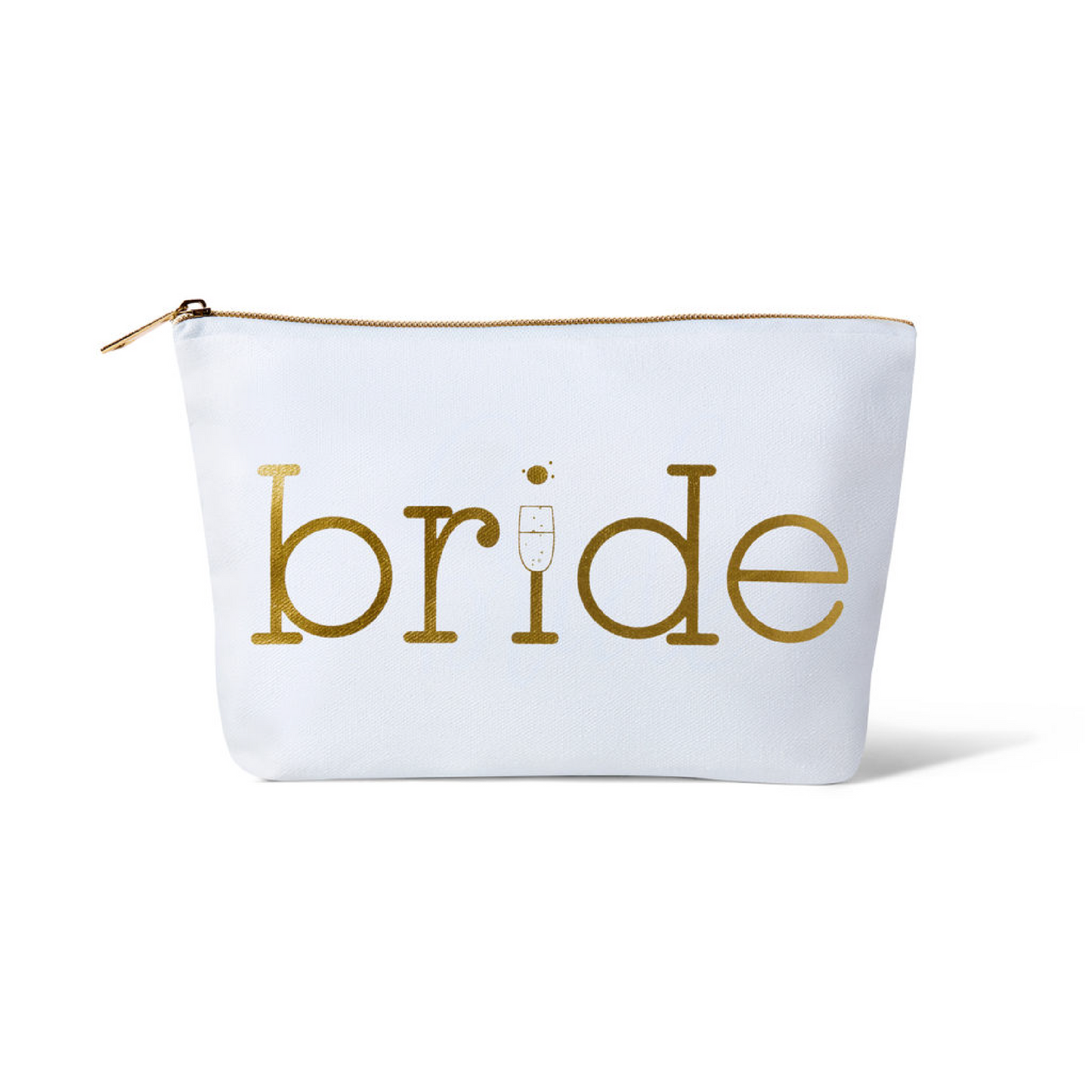 Bride Canvas Makeup Bag - Diamond Logo