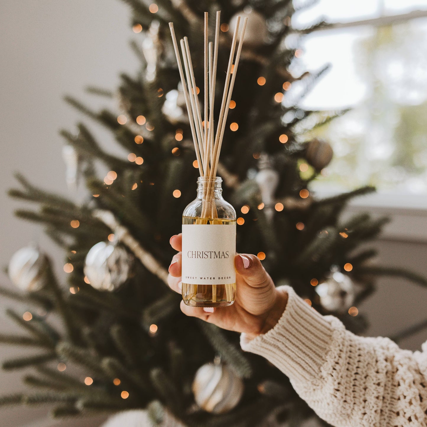Christmas Clear Reed Diffuser - Christmas Home Decor & Gifts