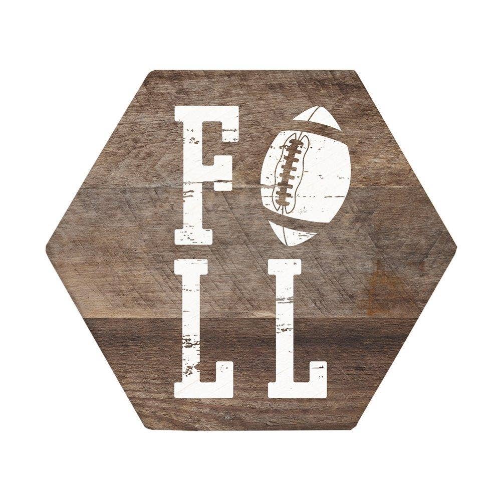 Fall Football - Honeycomb Coasters
