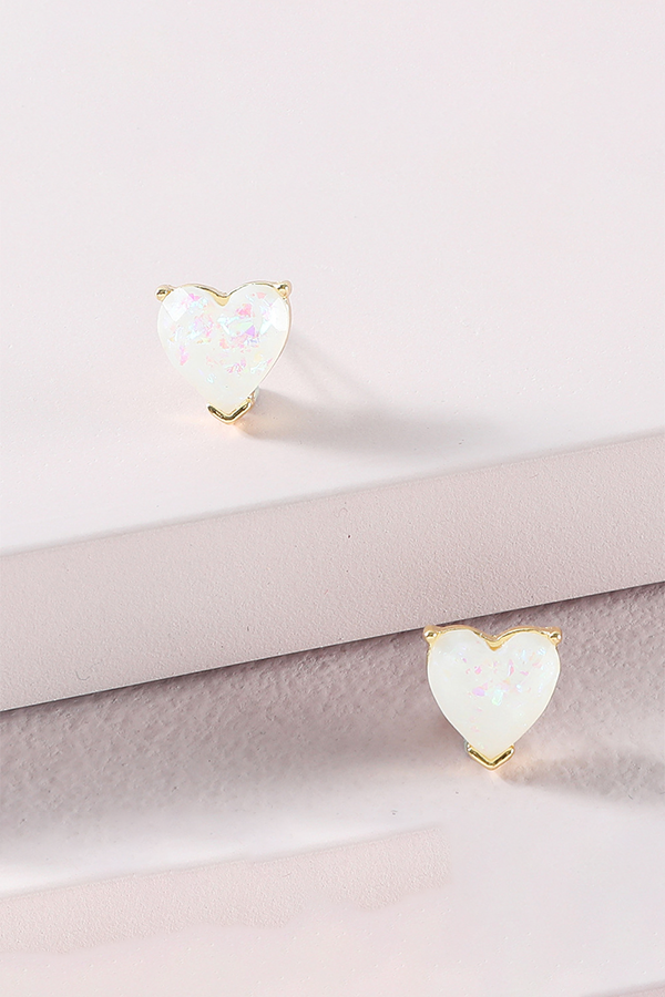Multicolour Mini Love Heart Earrings