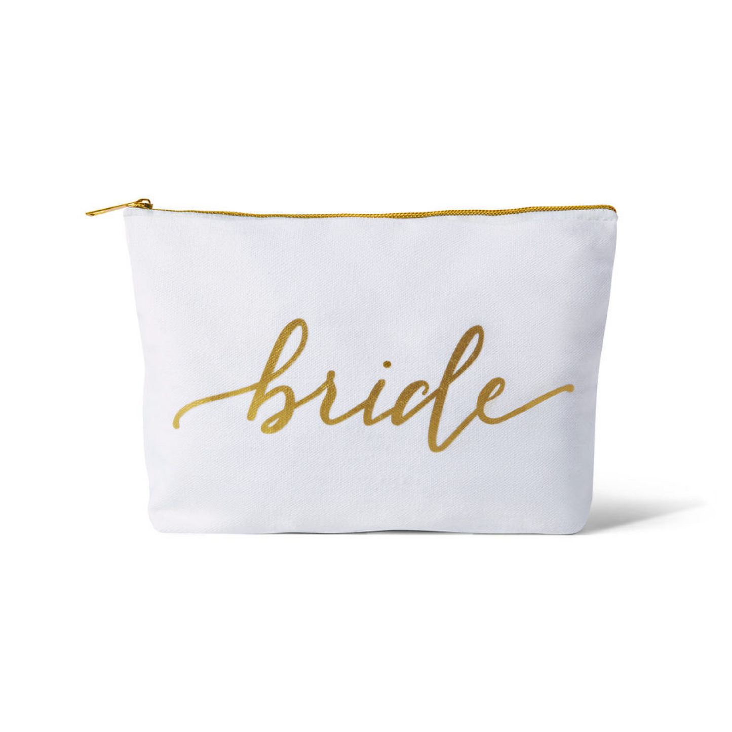 Bride Canvas Makeup Bag - Calligraphy Logo