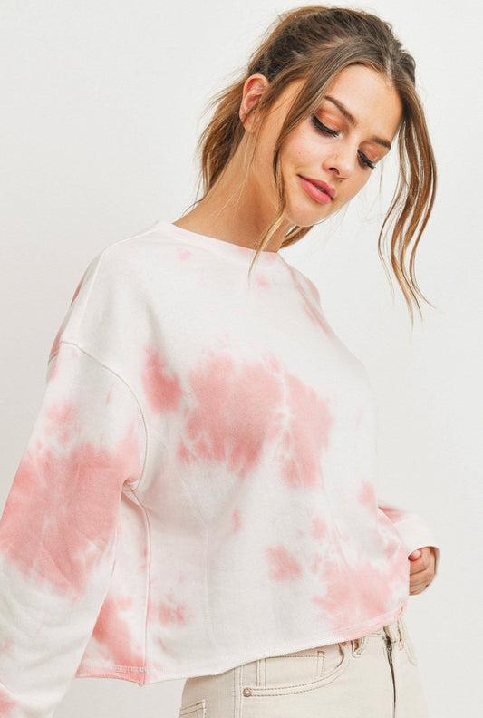 LS Pullover Tie Dye French Terry