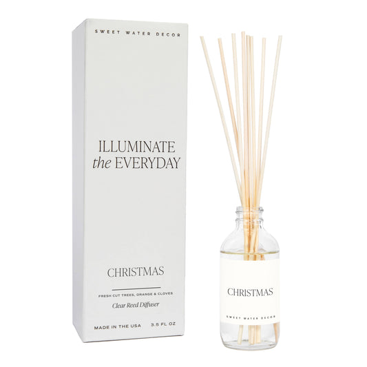 Christmas Clear Reed Diffuser - Christmas Home Decor & Gifts