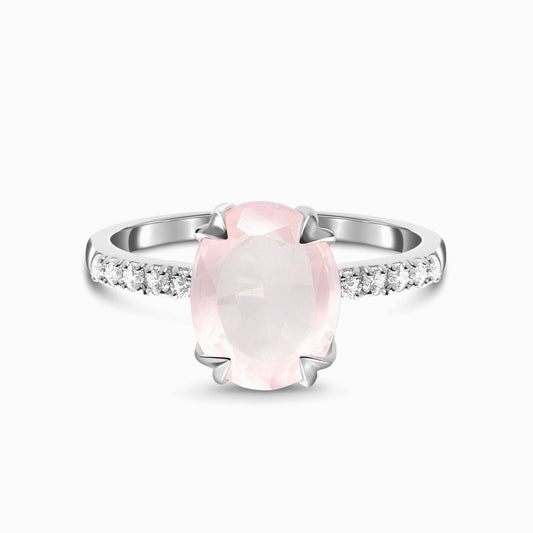 Rose Quartz Ring - Harlow