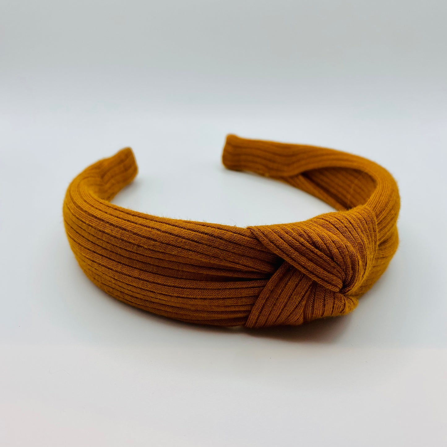 Knot Sew Simple - Caramel Ribbed Knotted Headband